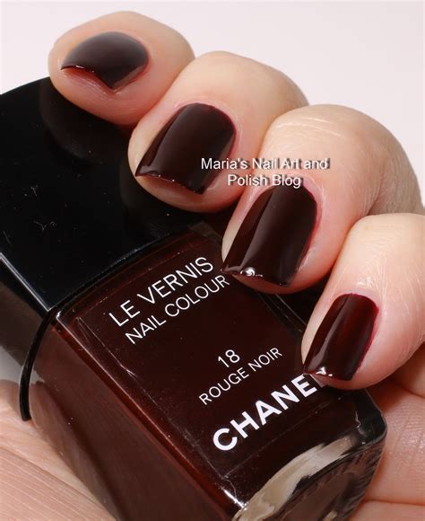 chanel no.18 nail|chanel rouge noir nail color.